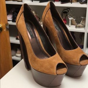 Rachel Zoe Suede platform sandals